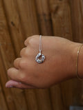 Gemstone 'Horseshoe' - Sterling Silver Pendant