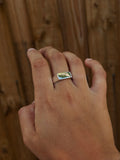 Rectangle Signet - Sterling Silver Ring