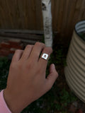 Pink Topaz - Sterling Silver Ring